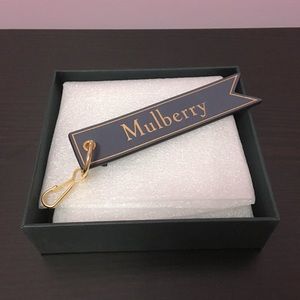 Mulberry Leather Key Ring